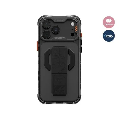 SKINARMA HELIO CE MagSafe iPhone 18 Pro Case with Stand – Graphite